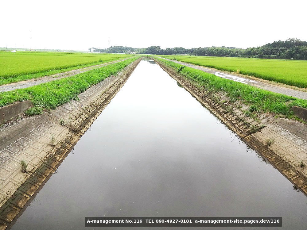 田園地帯の撮影イメージ（千葉県野田市のロケ地）