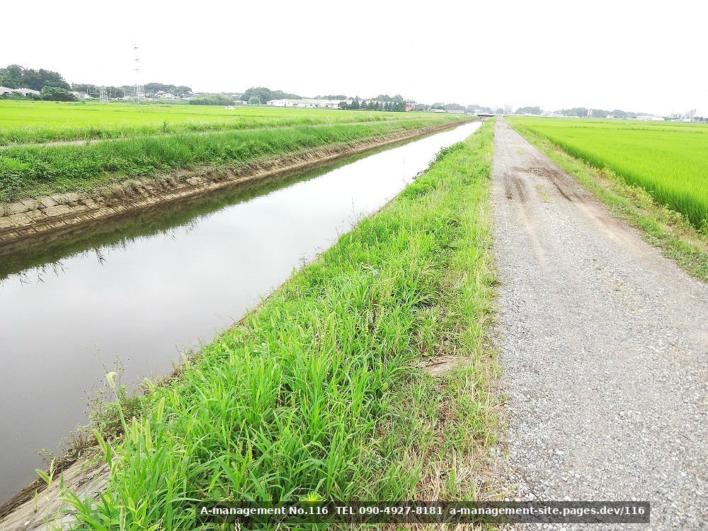 田園地帯の撮影イメージ（千葉県野田市のロケ地）